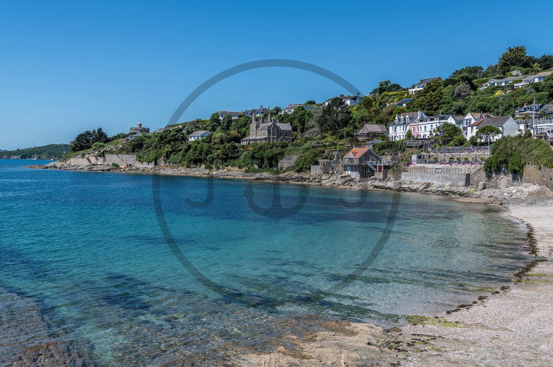 St Mawes Roseland Peninsula Cornwall Waterfront Village Poster - Image 3