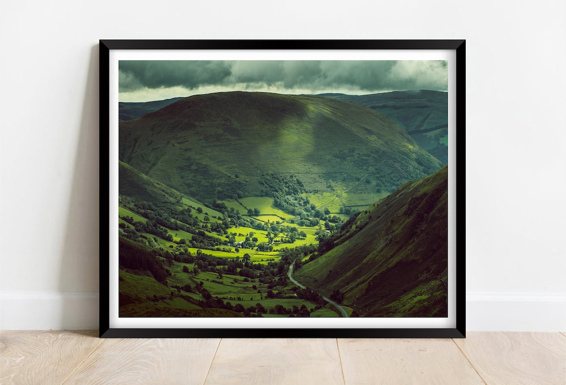 Mach Loop Dolgellau Wales Travel Poster