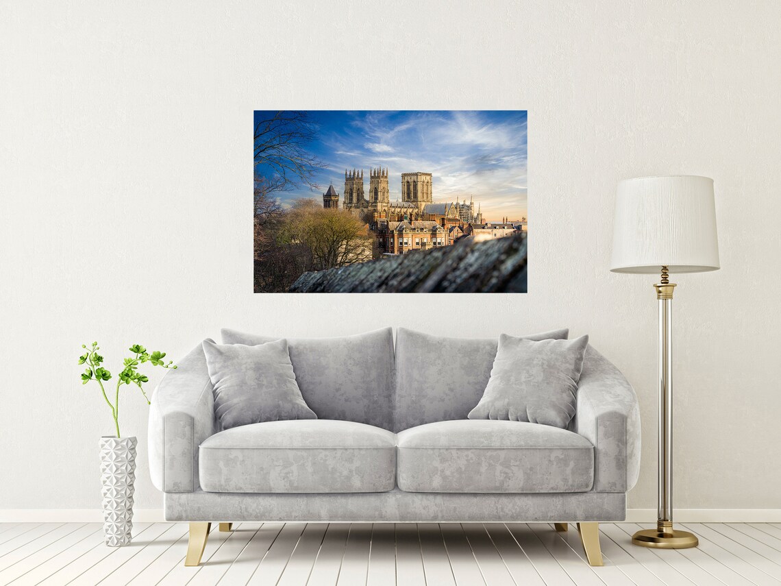 York Minster Cathedral of York Yorkshire Art Print - Image 2