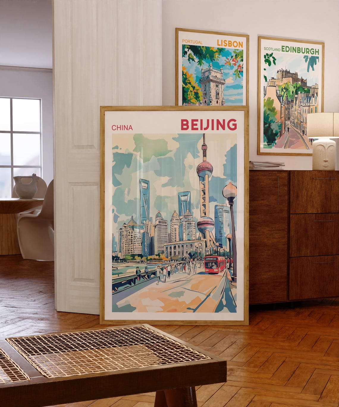 Beijing Vintage Travel Poster, China Wall Decor - Image 4