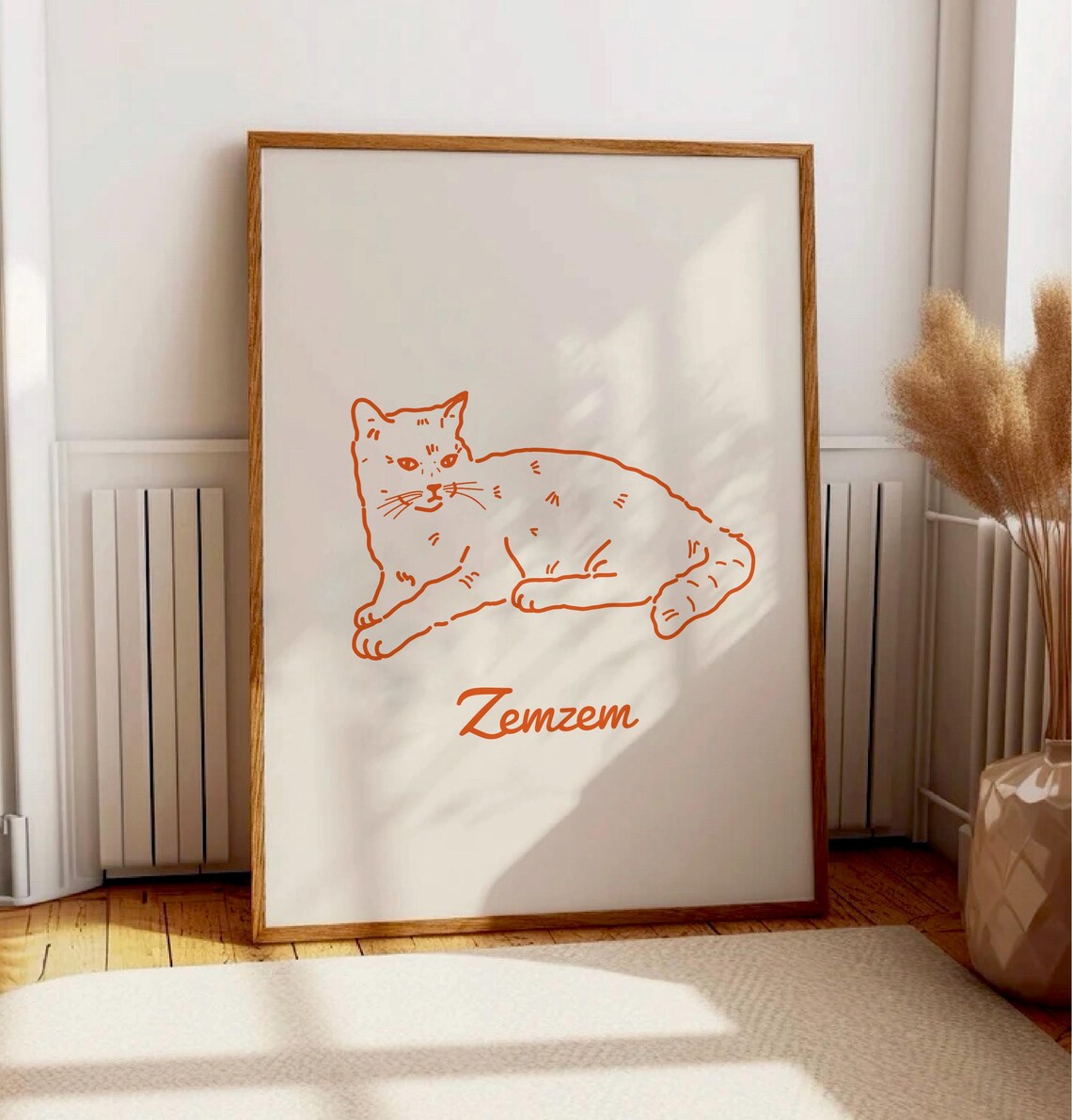 Custom Dog Portrait, Badly Drawn Pet Art Print