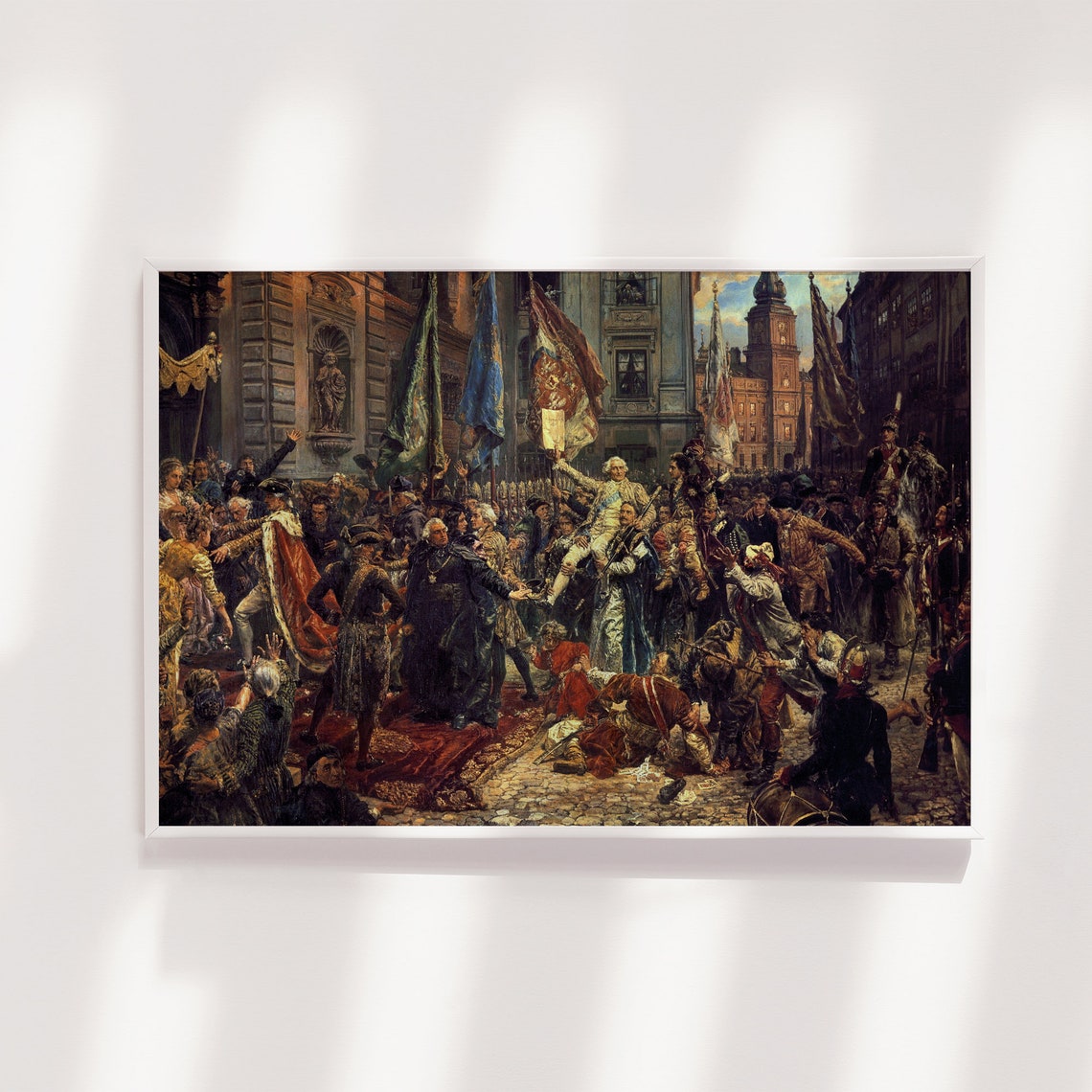 Jan Matejko Constitution Of May 3 1791 Polish Historic Painting Poster - Image 4