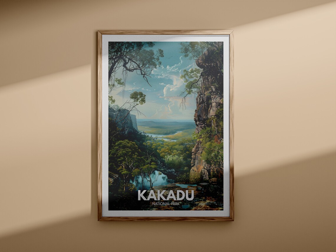 Kakadu National Park Australia Escarpment Vista Travel Poster - Image 3