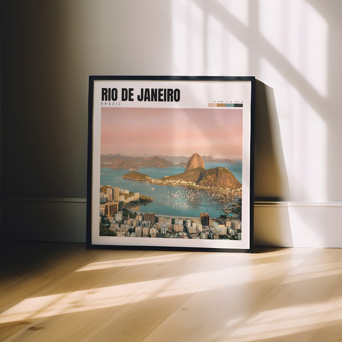 Rio De Janeiro Travel Poster, Brazil City Print - Image 3
