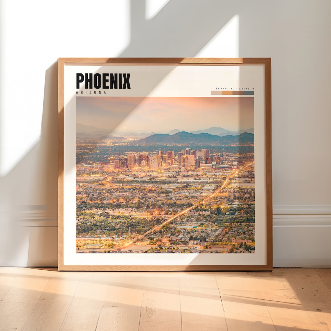Phoenix Arizona Travel Poster, Phoenix Decor