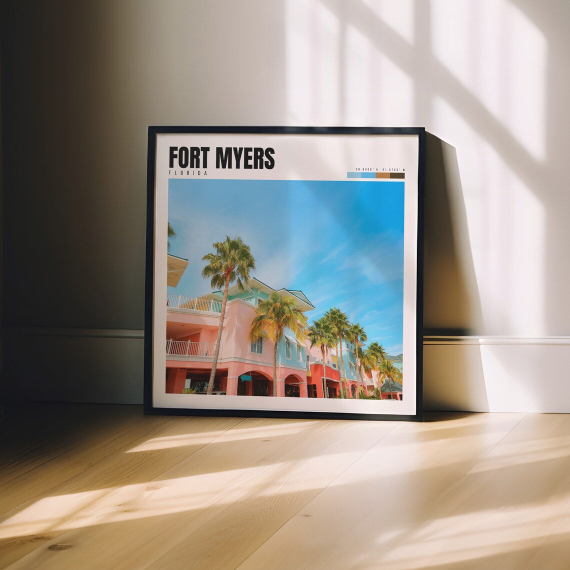 Fort Myers Florida Travel Poster for Home Decor - Image 3