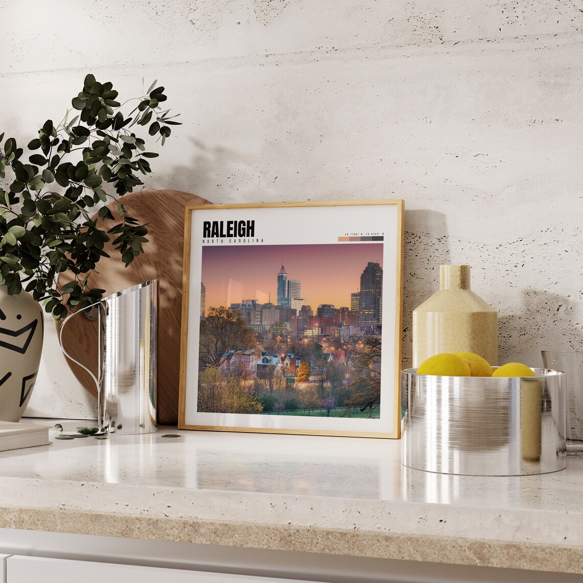 Raleigh North Carolina Poster, City Wall Art Print - Image 4