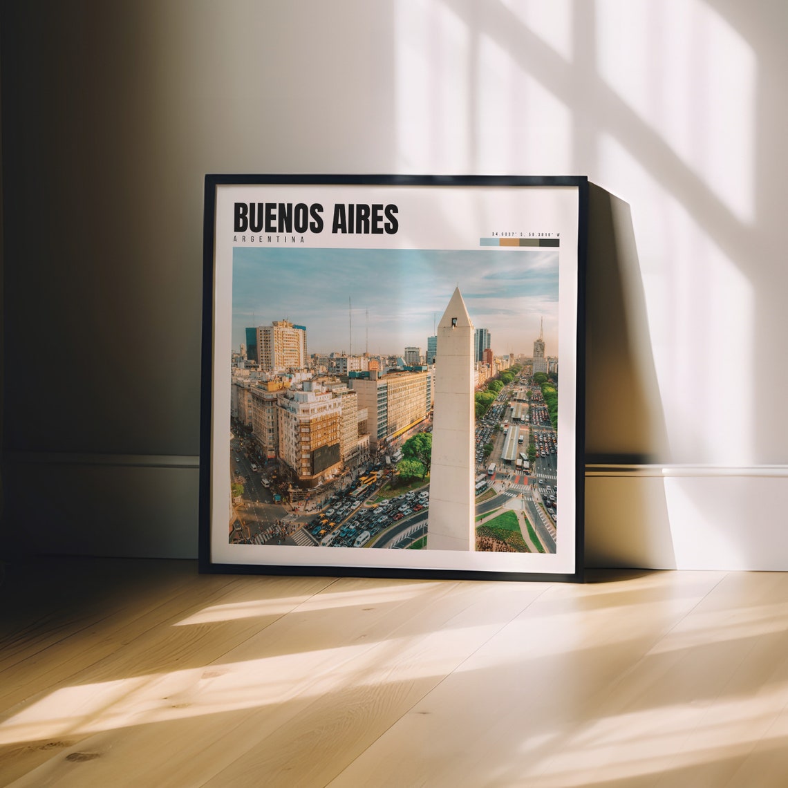 Buenos Aires Poster with Obelisco and Avenida 9 de Julio View - Image 3