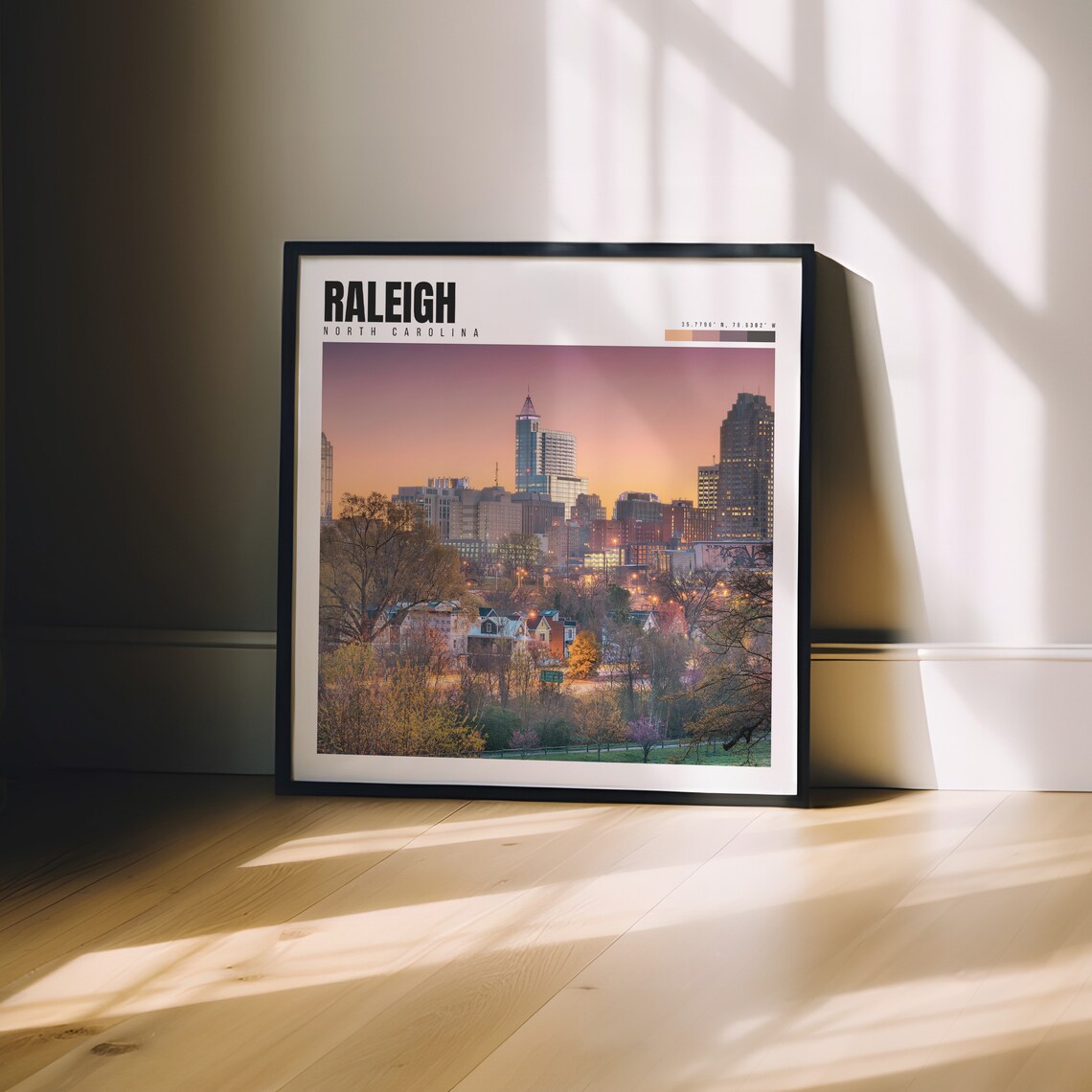 Raleigh North Carolina Poster, City Wall Art Print - Image 3