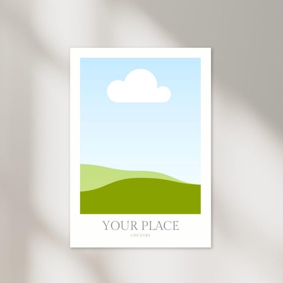 Custom Order Personalized Travel Art Print
