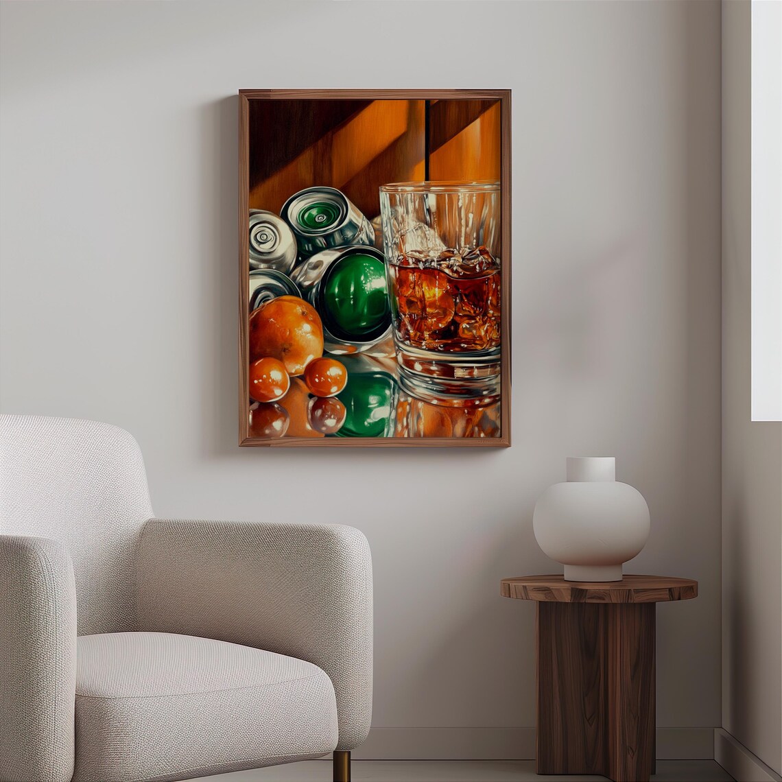 Pedro Campos Inspired Photorealism Print Hyperrealistic Object Posters Modern Realism Wall Decor Realistic Soda Can Fruit Art Print - Image 2