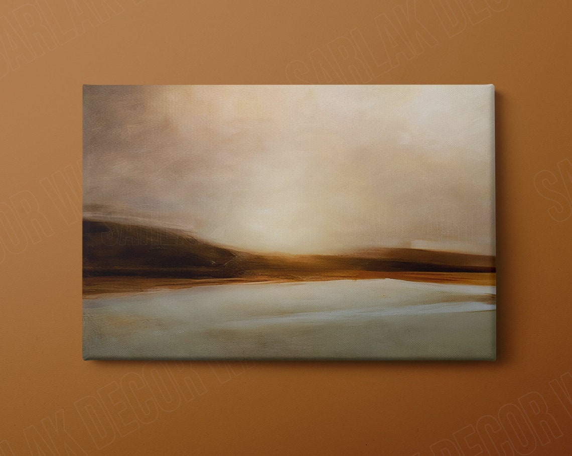 Coffee Tones Abstract Wall Art Modern Wall Art Print Neutral Tones Printing Abstract Wall Art