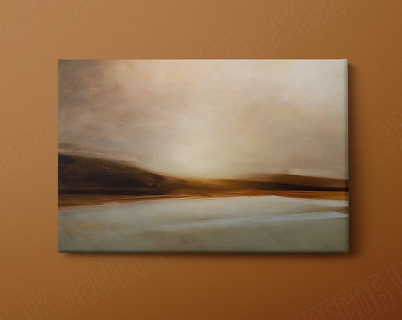 Coffee Tones Abstract Wall Art Modern Wall Art Print Neutral Tones Printing Abstract Wall Art