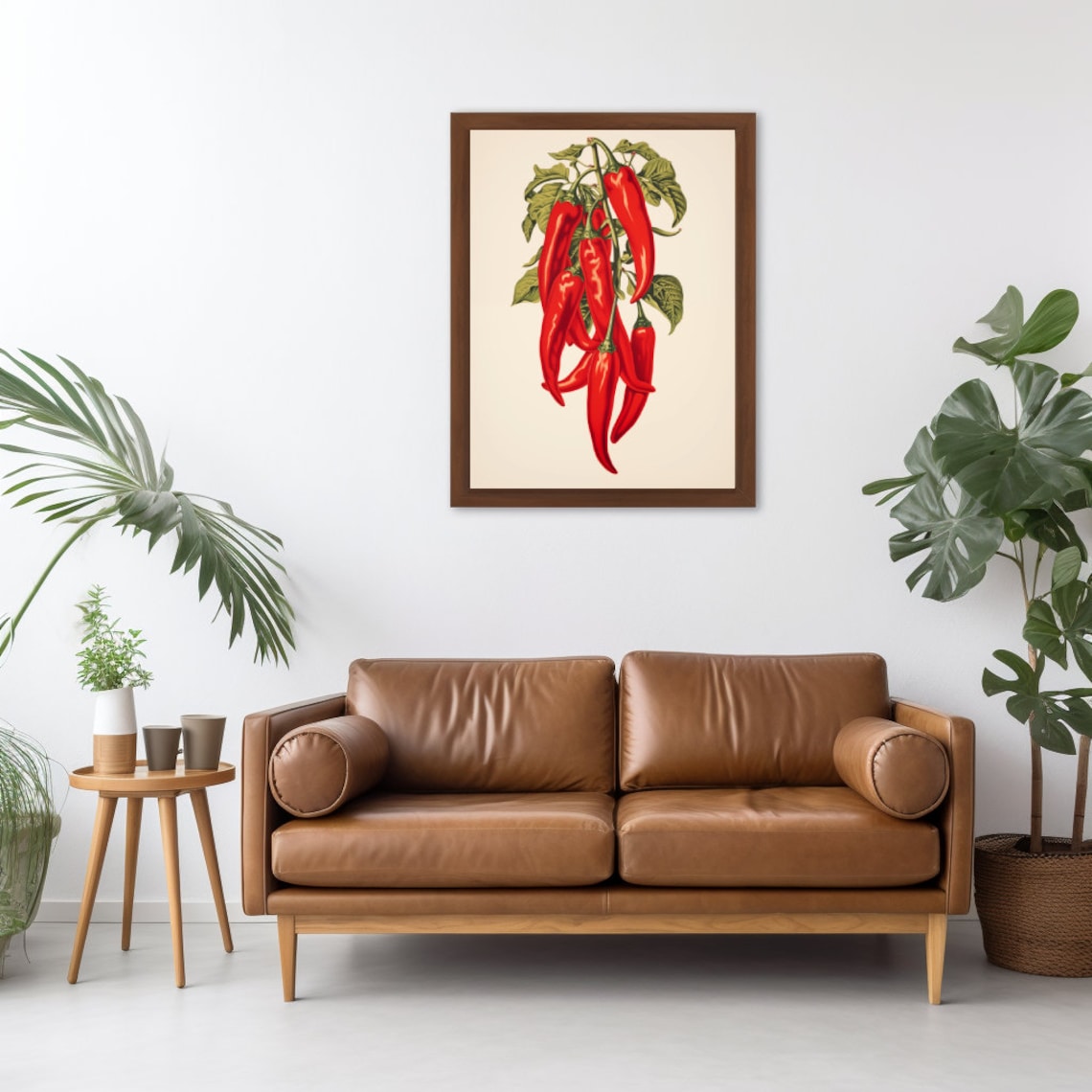 Vintage Chili Peppers Kitchen Art Print, Southwest - Image 3