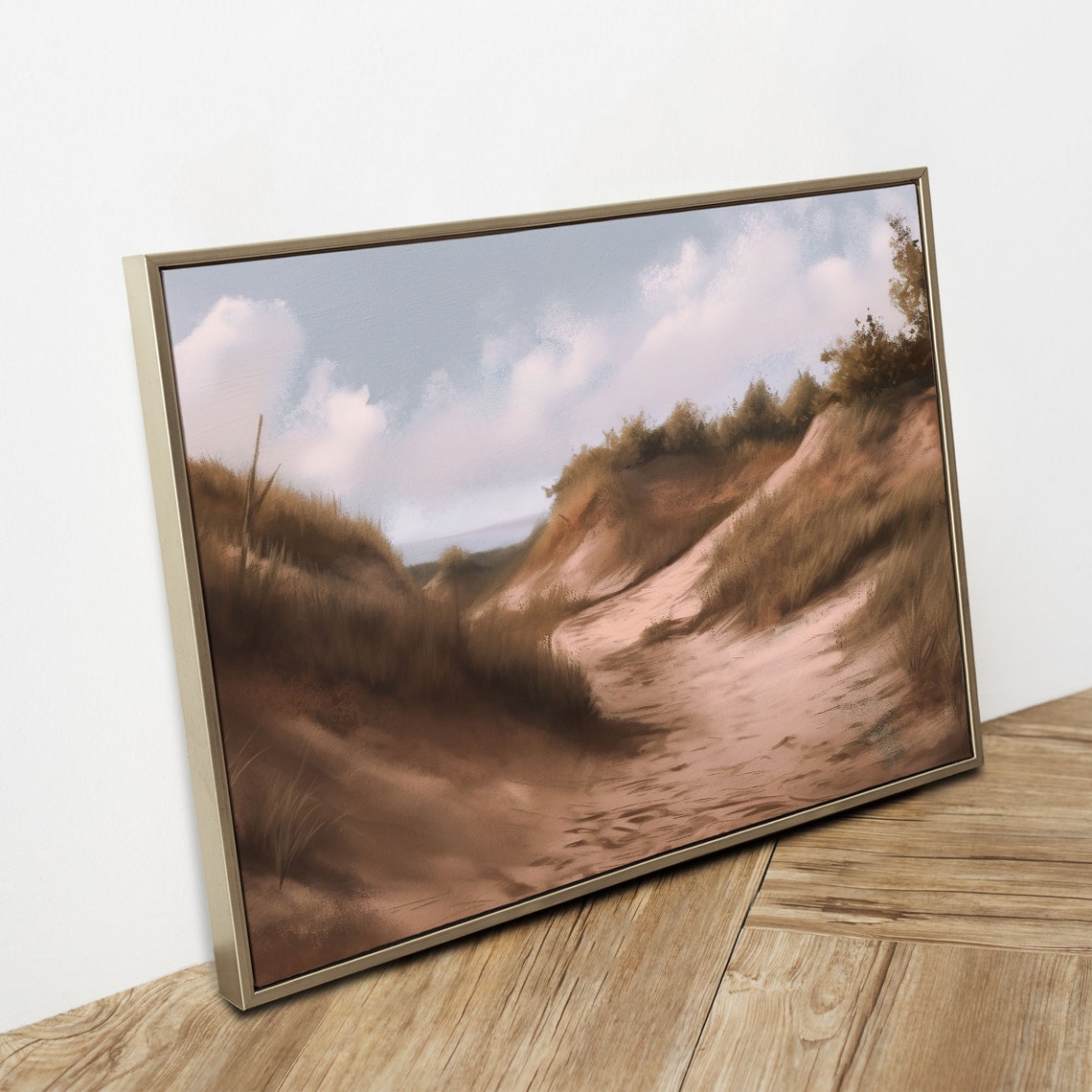 Indiana Dunes National Park Vintage Oil Painting Indiana Usa Instant 253 - Image 2