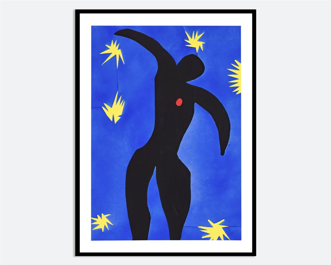 Henri Matisse Icarus From Jazz Vintage Art Print