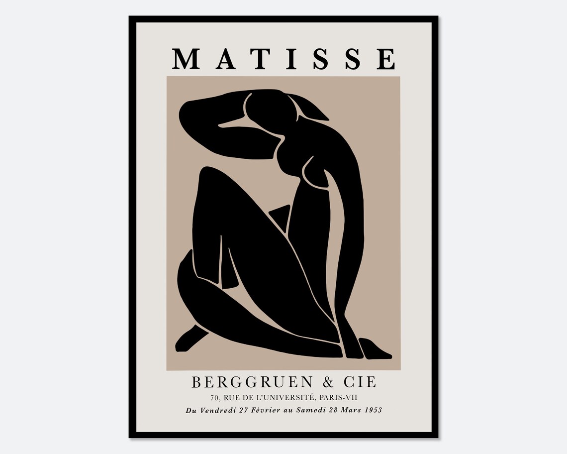 Henri Matisse Nu Bleu Abstract Woman Figure