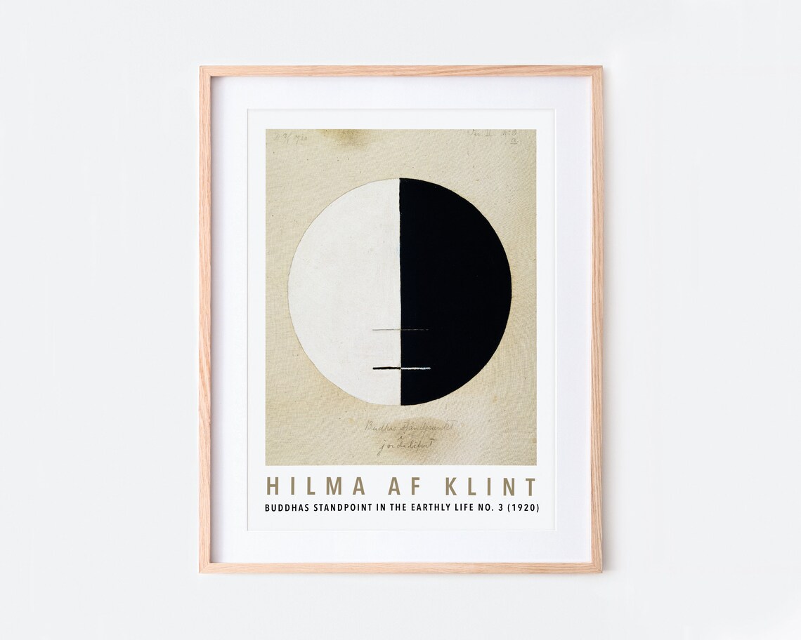 Hilma Af Klint Vintage Museum Exhibition Poster