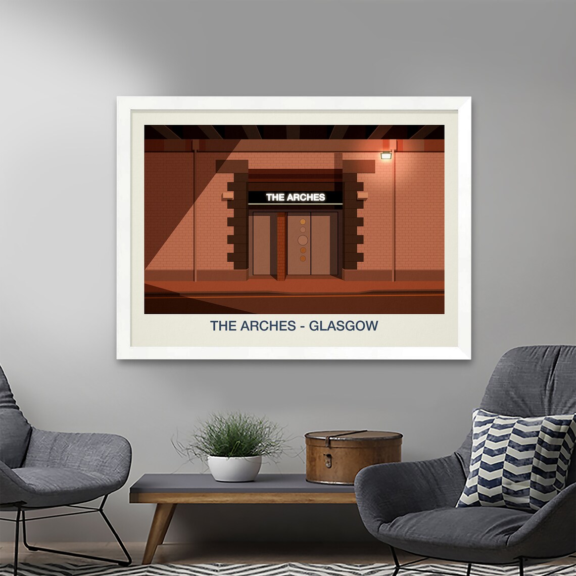 The Arches Nightclub Travel Poster - Image 2