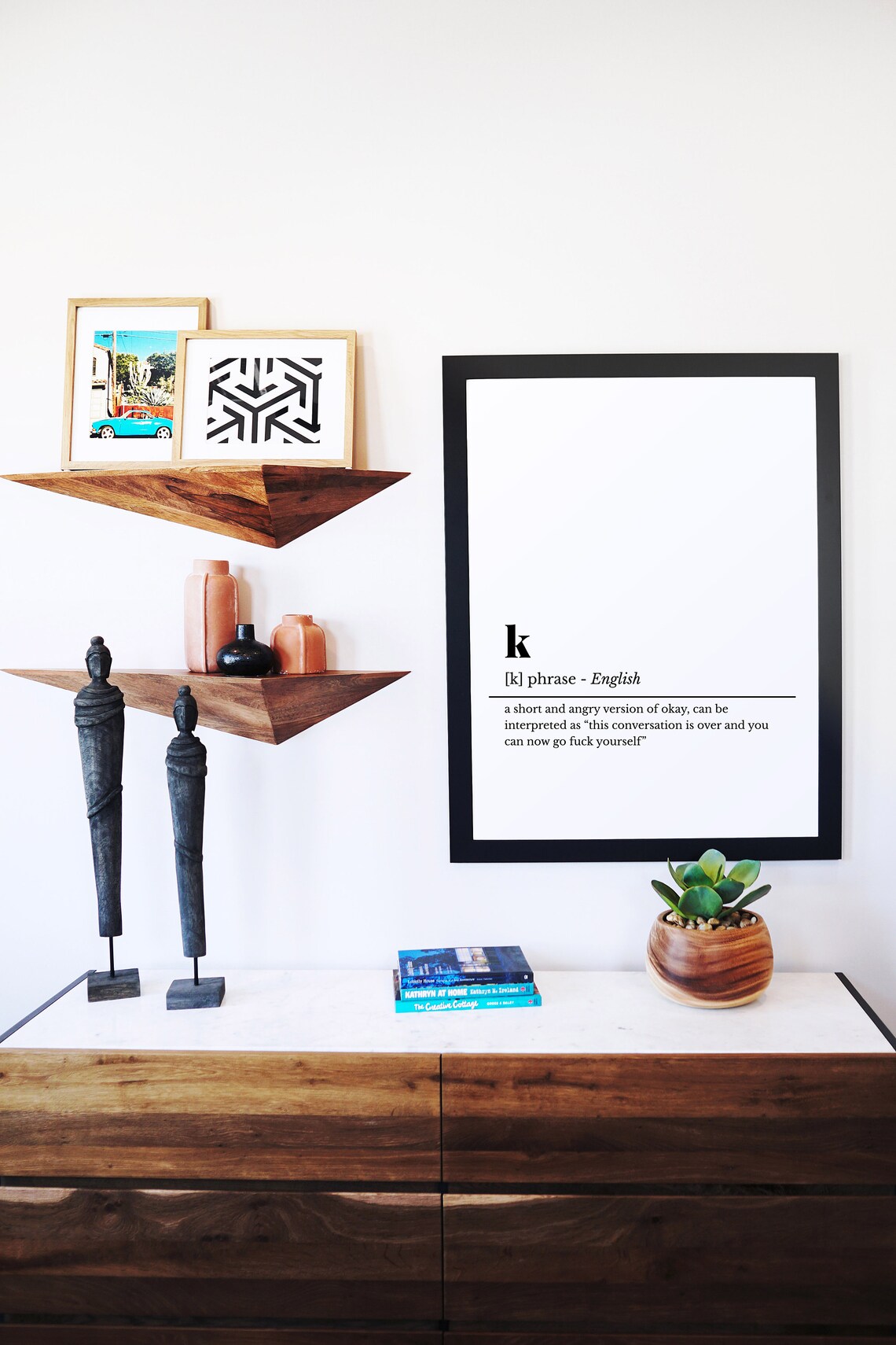 K Definition Funny Office Dictionary Humor Sarcastic Desk Poster - Image 5