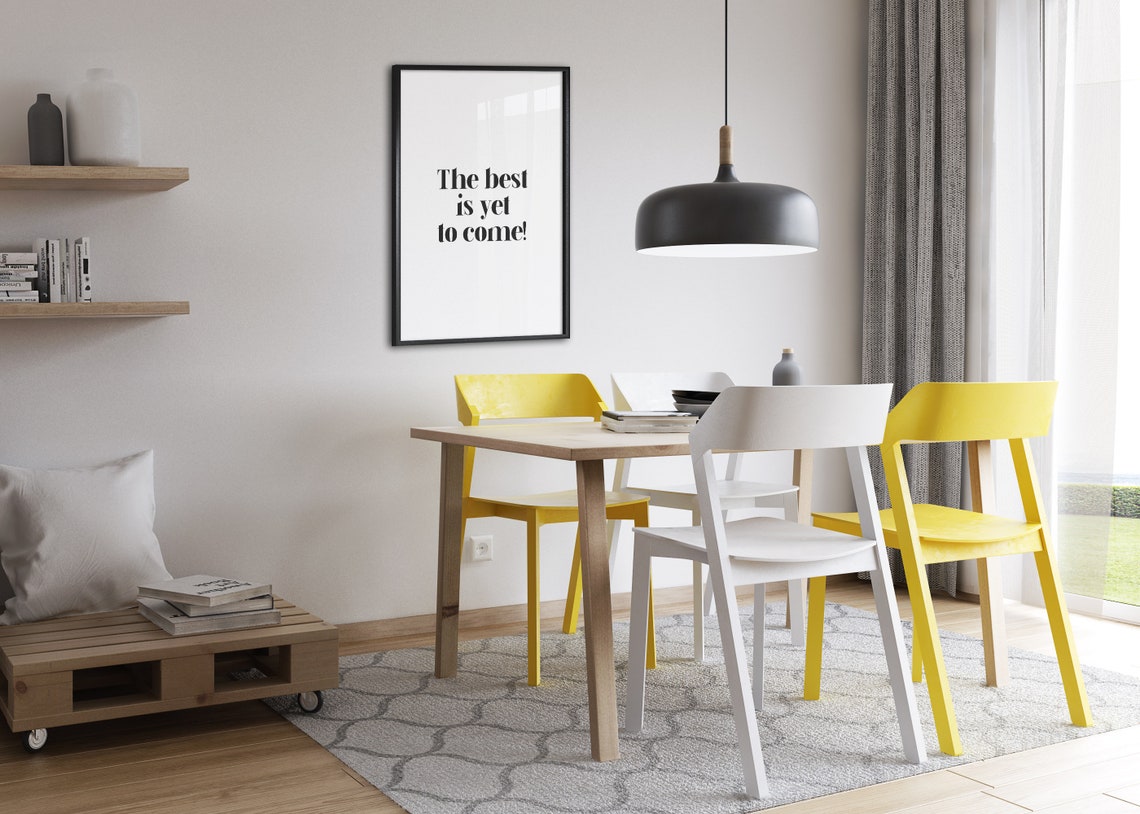 The Best Is Yet to Come Optimistic Quote Inspirational Office Print - Image 2