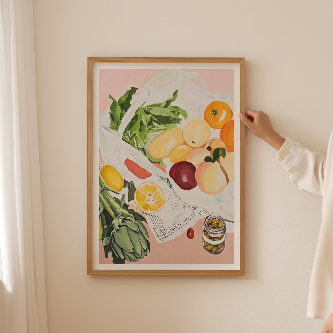 Italian Grocery Mediterranean Kitchen Art Print