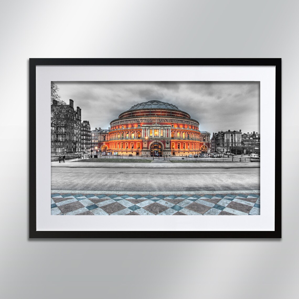 Royal Albert Hall London Travel Poster, Cityscape
