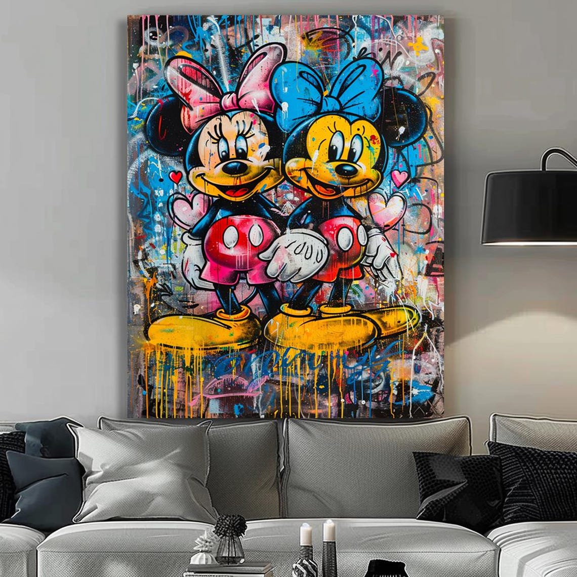 Graffiti Art Wall Art Framed Art Home Decor Dynamic Urban Graffiti Wall Decor Vibrant And Bold Framed Art Modern Art - Image 3