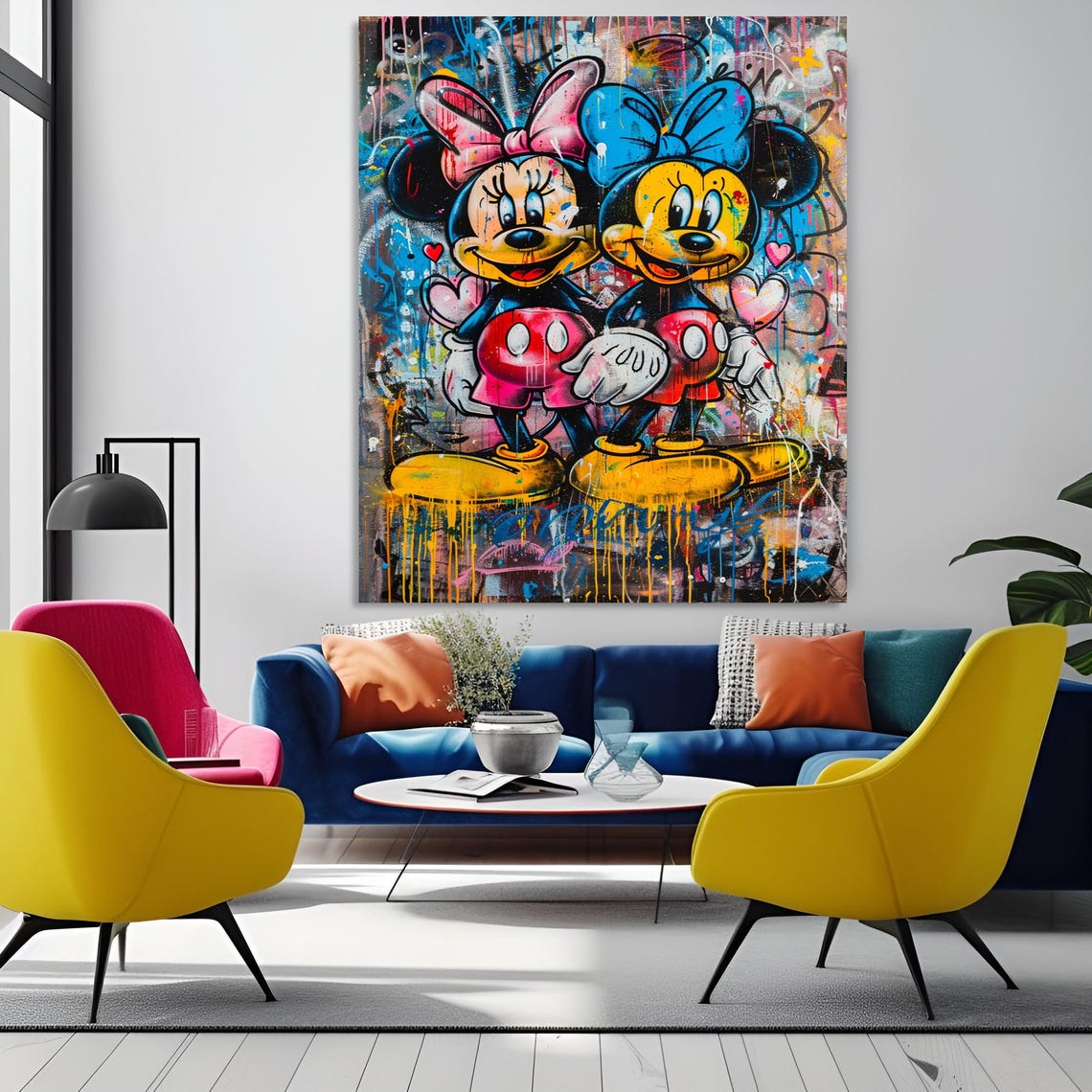 Graffiti Art Wall Art Framed Art Home Decor Dynamic Urban Graffiti Wall Decor Vibrant And Bold Framed Art Modern Art - Image 4
