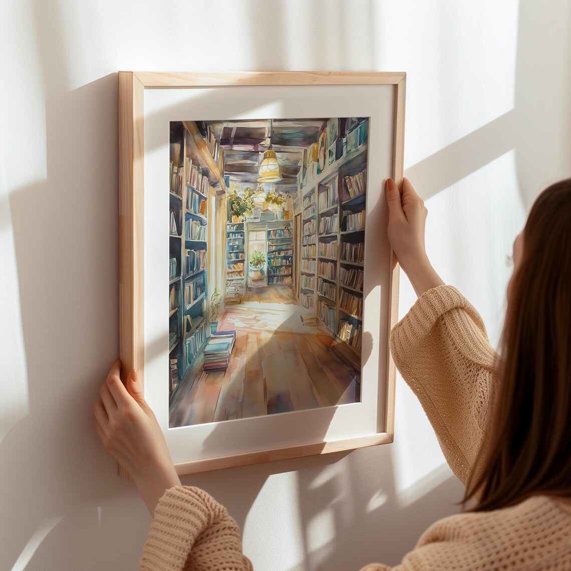 Book Lover Reading Nook Decor Literary Wall Print - Image 7