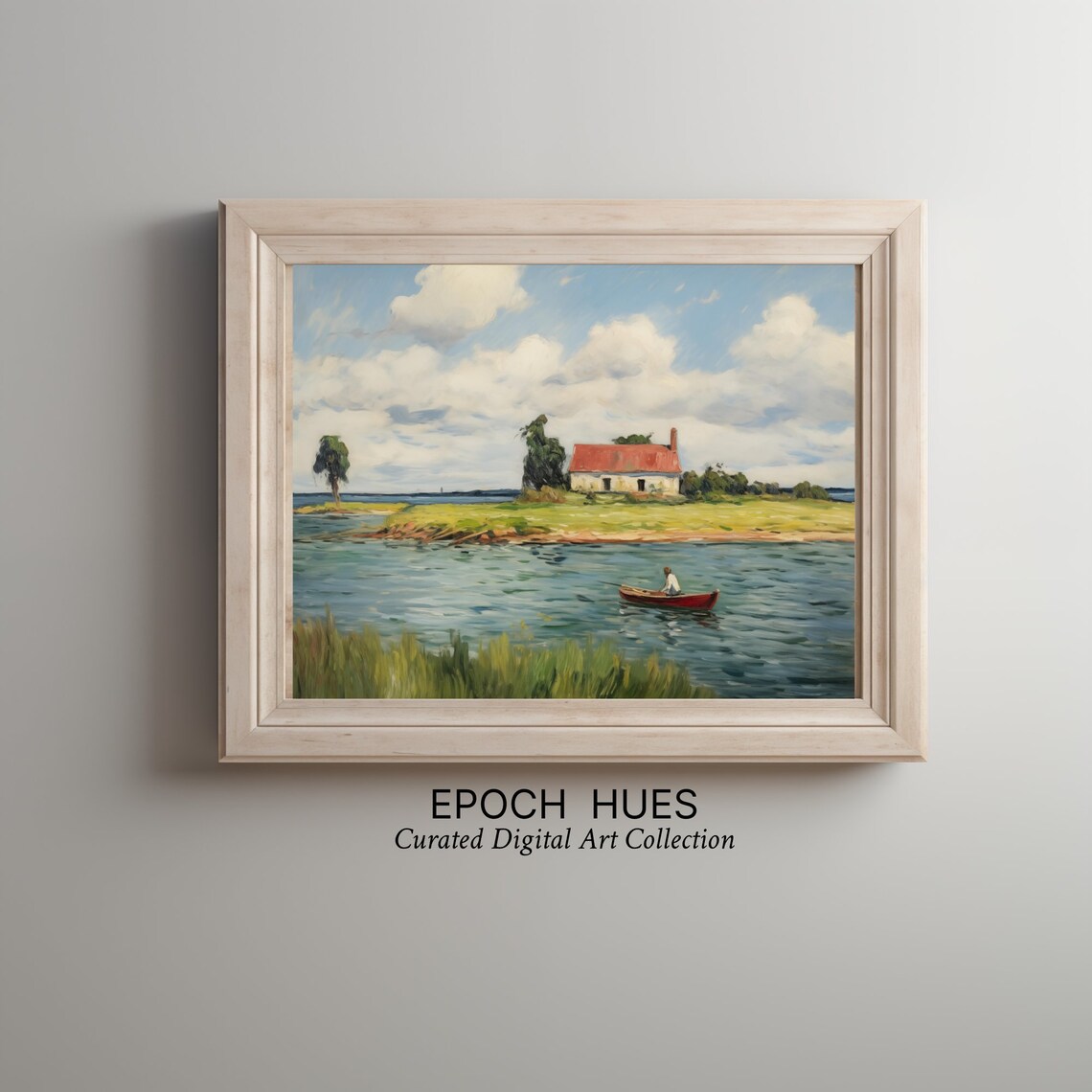 Coastal Landscape, Rustic Seaside House With Boat - Image 3