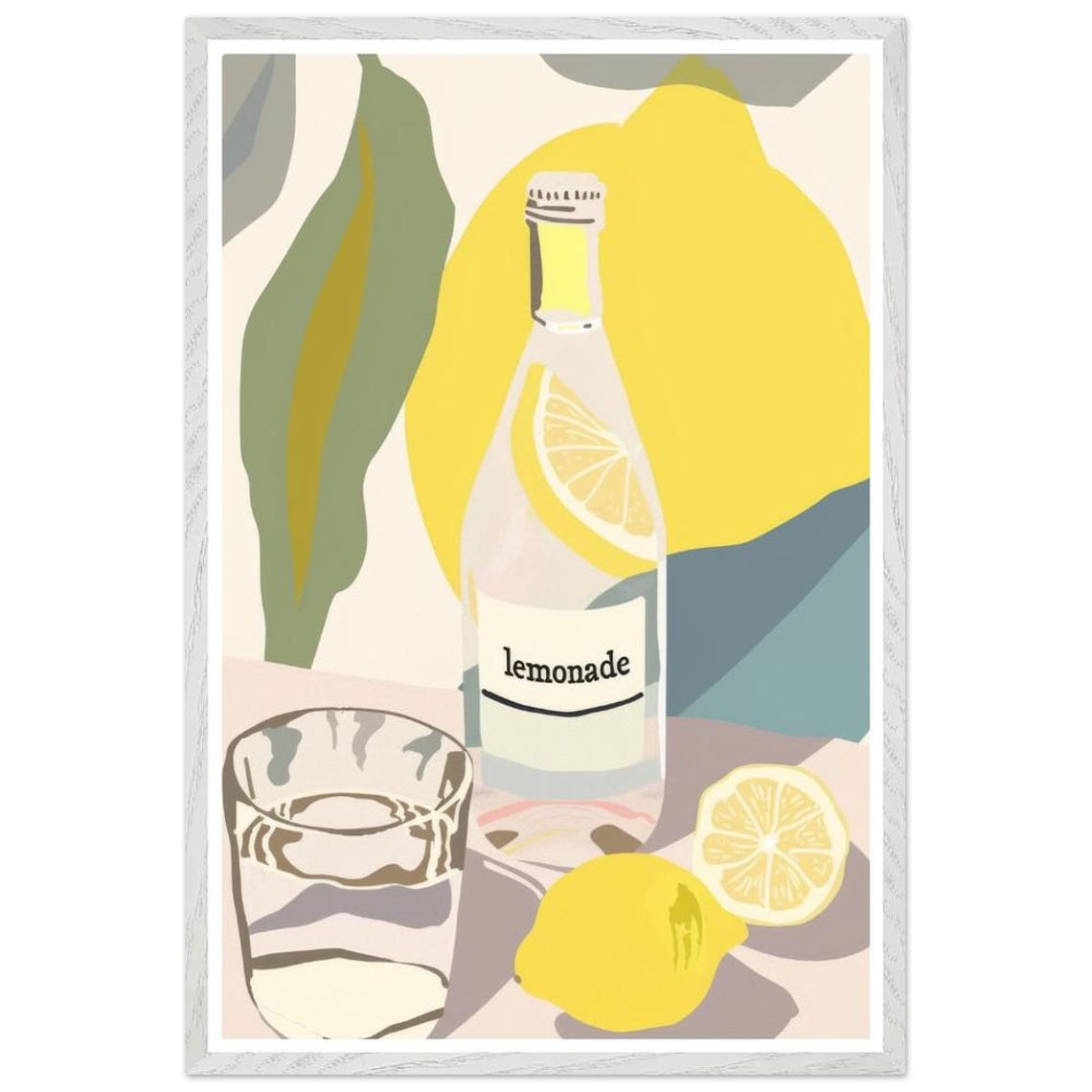 Lemonade Wall Art Print Lemon Poster Kitchen Art Print Decor Beverage Art Drink Print Matte Poster Or Pop Art By - Image 2