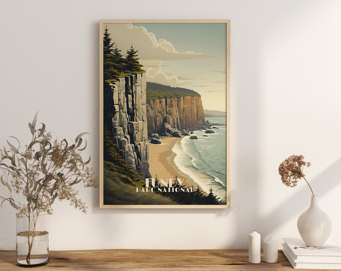 Fundy National Park New Brunswick Travel Poster