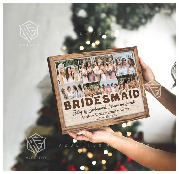Bridesmaid Personalized Bridal Party Gift Custom Wedding Thank You Gift For Best Friend Or Her