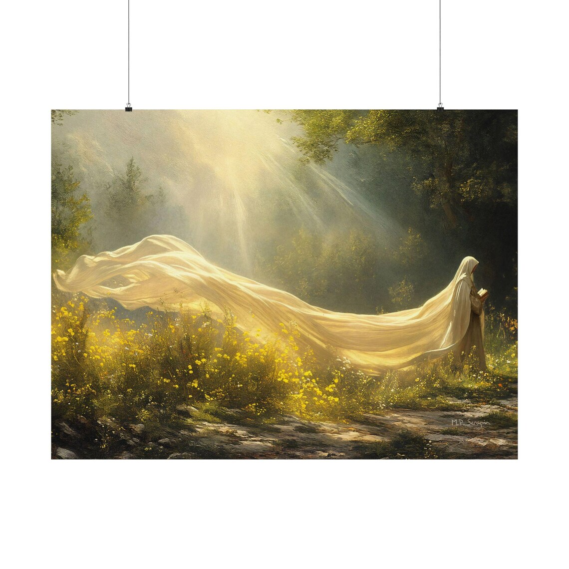 Way Of Unknowing Catholic Contemplative Art Print - Image 2