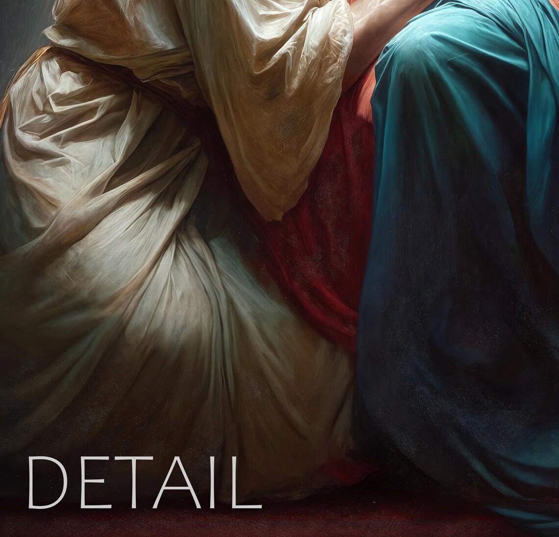 Pieta: Virgin Mary and Jesus Catholic Art Print - Image 4