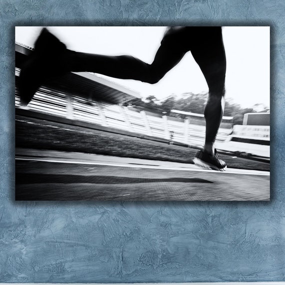 Running Art Gym Printed Wall Decoration Sport Art Sports Modern Art Gifts Handmade Gift Wall Art