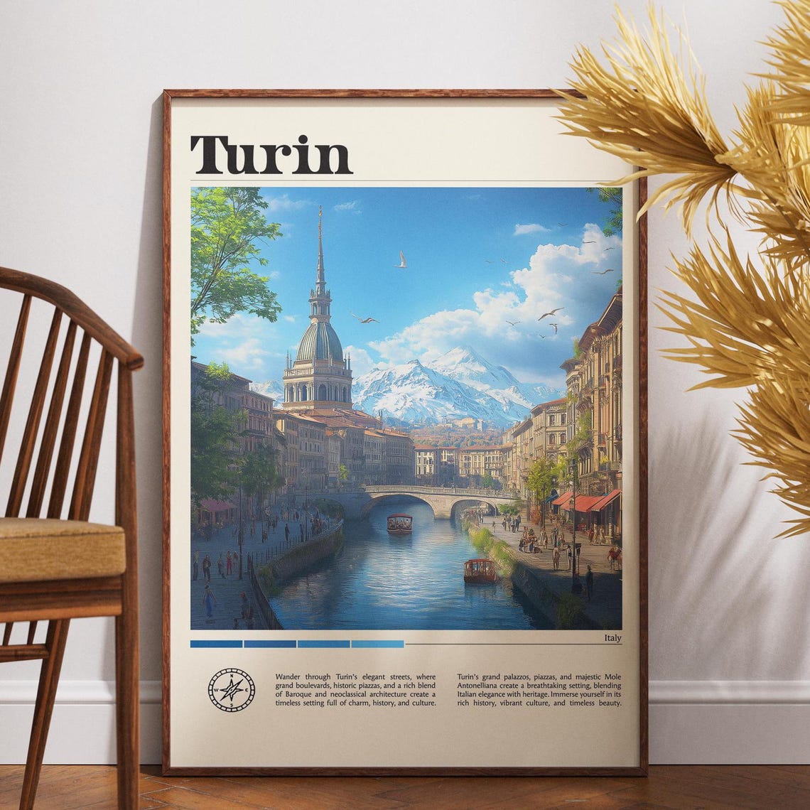 Turin City Italy Travel Print Italy Travel Print Travel Wall Art City Map Print Travel Poster Travel Art Gift Travel Home Decor