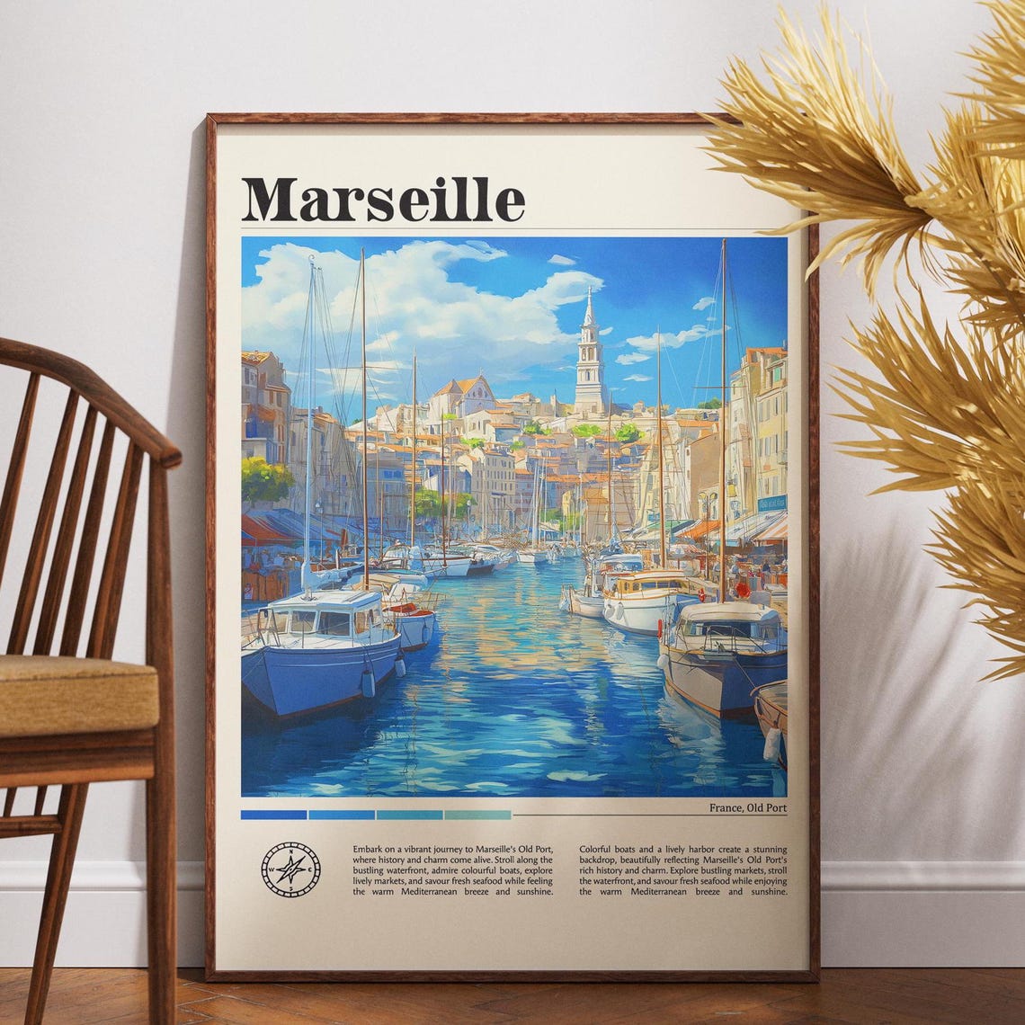 Marseille Travel Print France Marseille Poster France Poster Travel Wall Art France Print Poster France Europe Marseille French