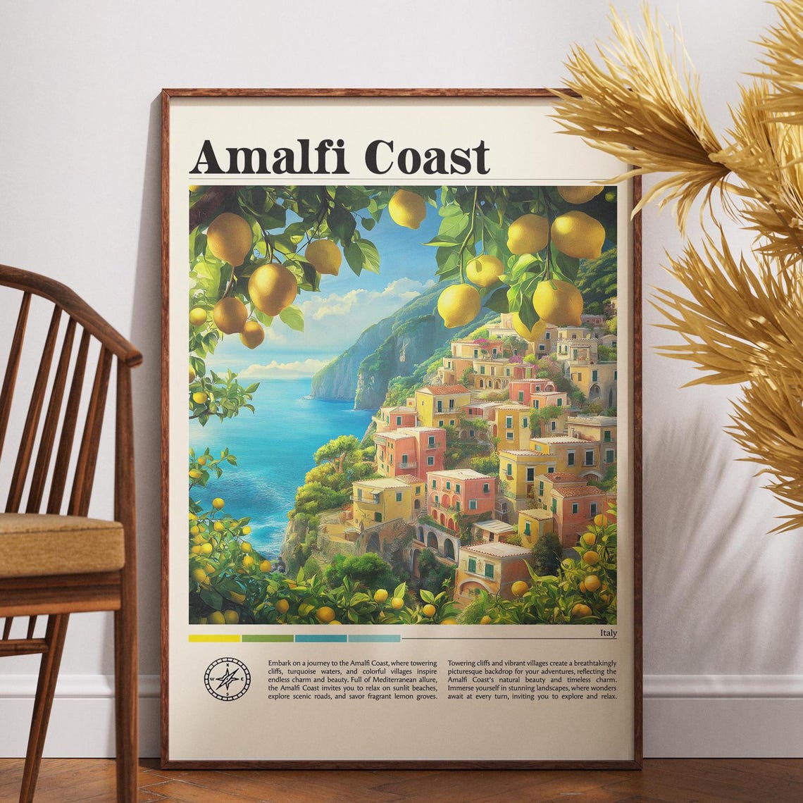Amalfi Italy Travel Print Amalfi Travel Art Wall Decor Home Decor Wall Art City Travel Poster Gifts Italy Poster Italy Travel Print