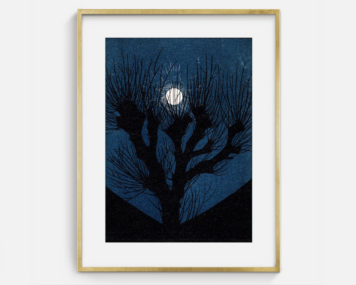 Spooky Tree Gothic Art Print - Image 2
