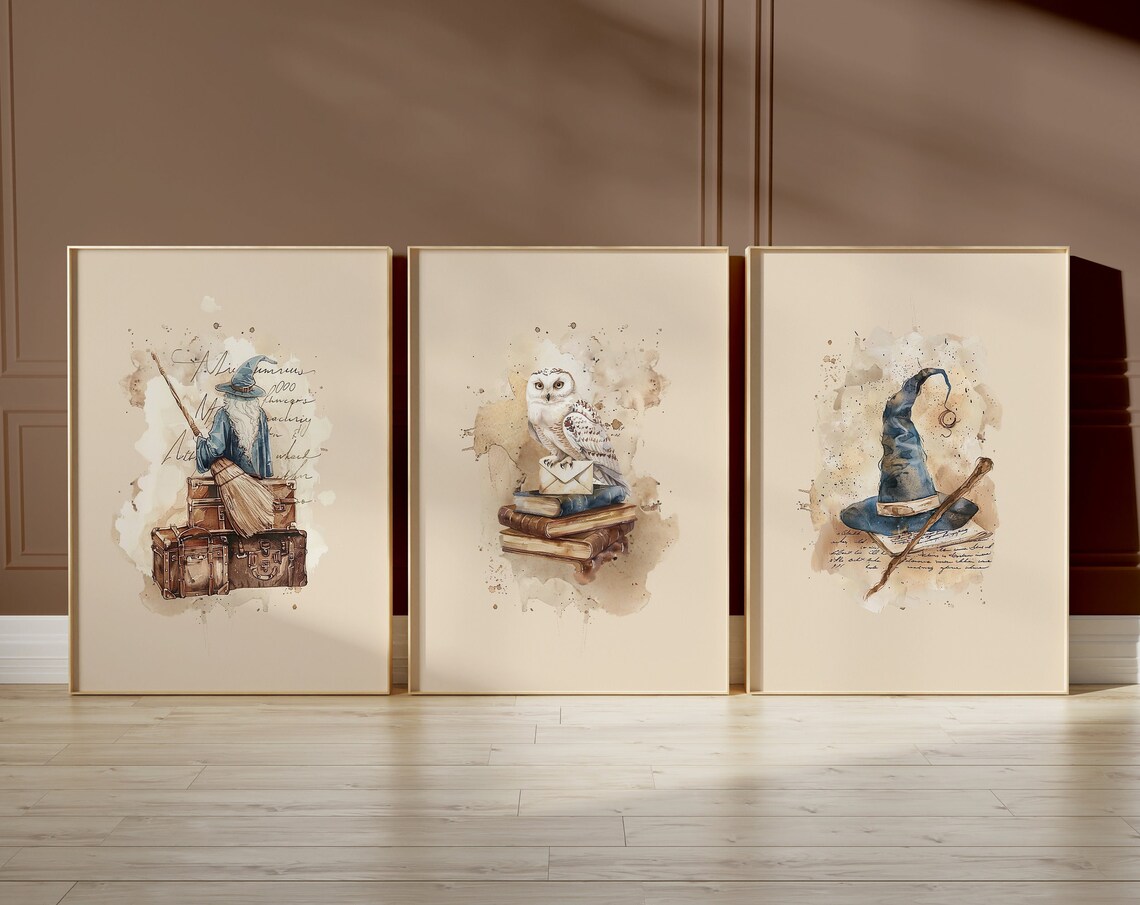 Wizard Poster, Wizard Nursery Decor Print - Image 4
