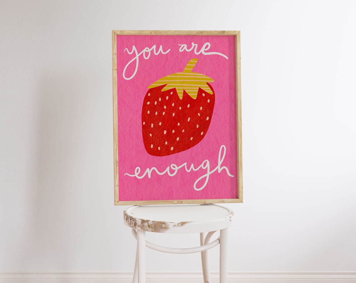 Motivational Quotes Self Love Wall Art Print