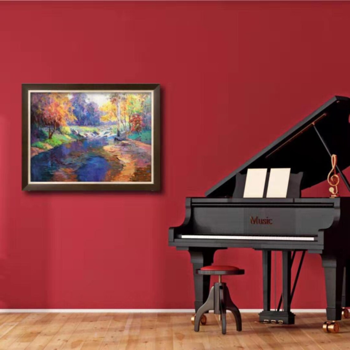 Impression Oil Painting Scenery, Landscape Art Print - Image 3