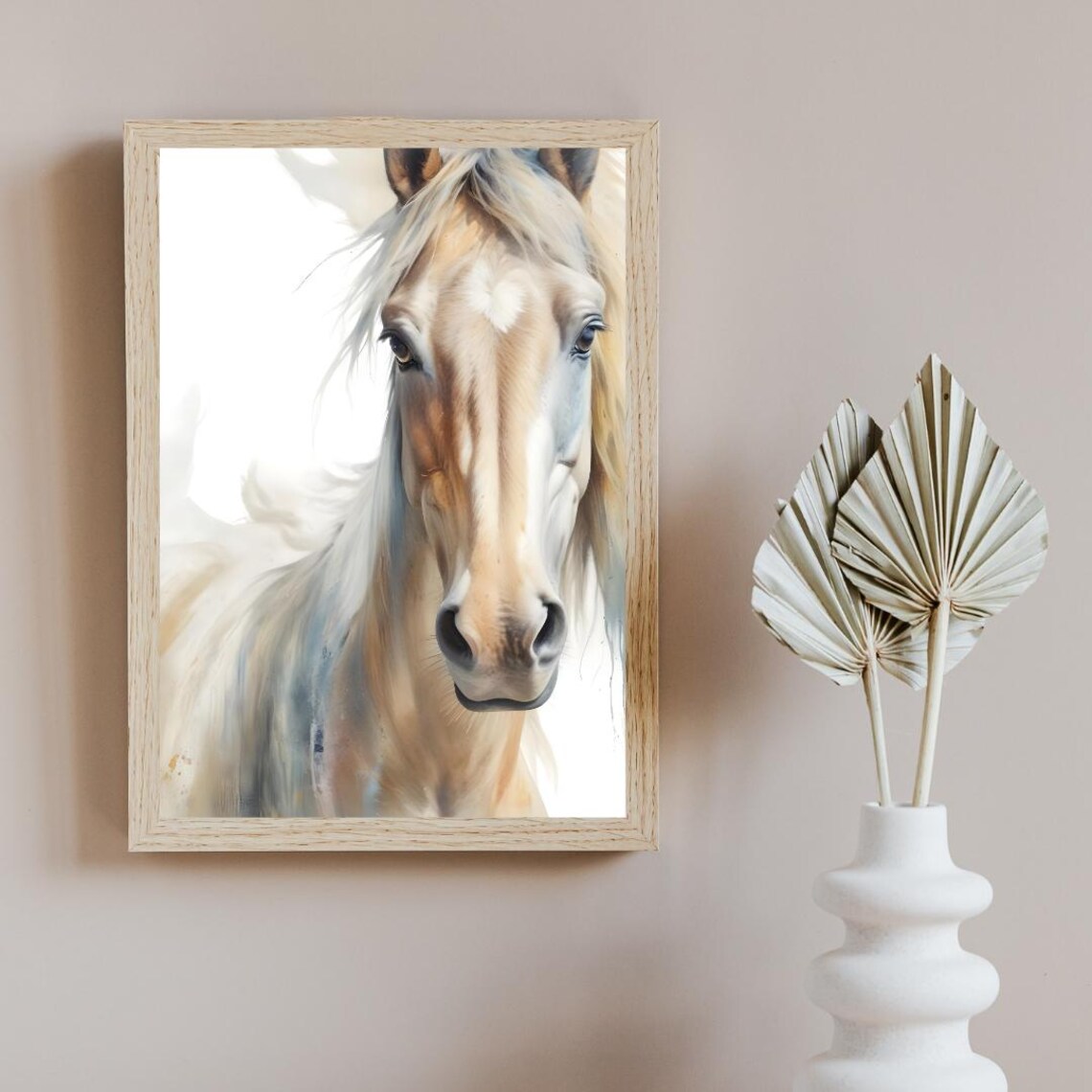 Farmhouse Horse Photography Wall Art Print, Modern Decor - Image 2