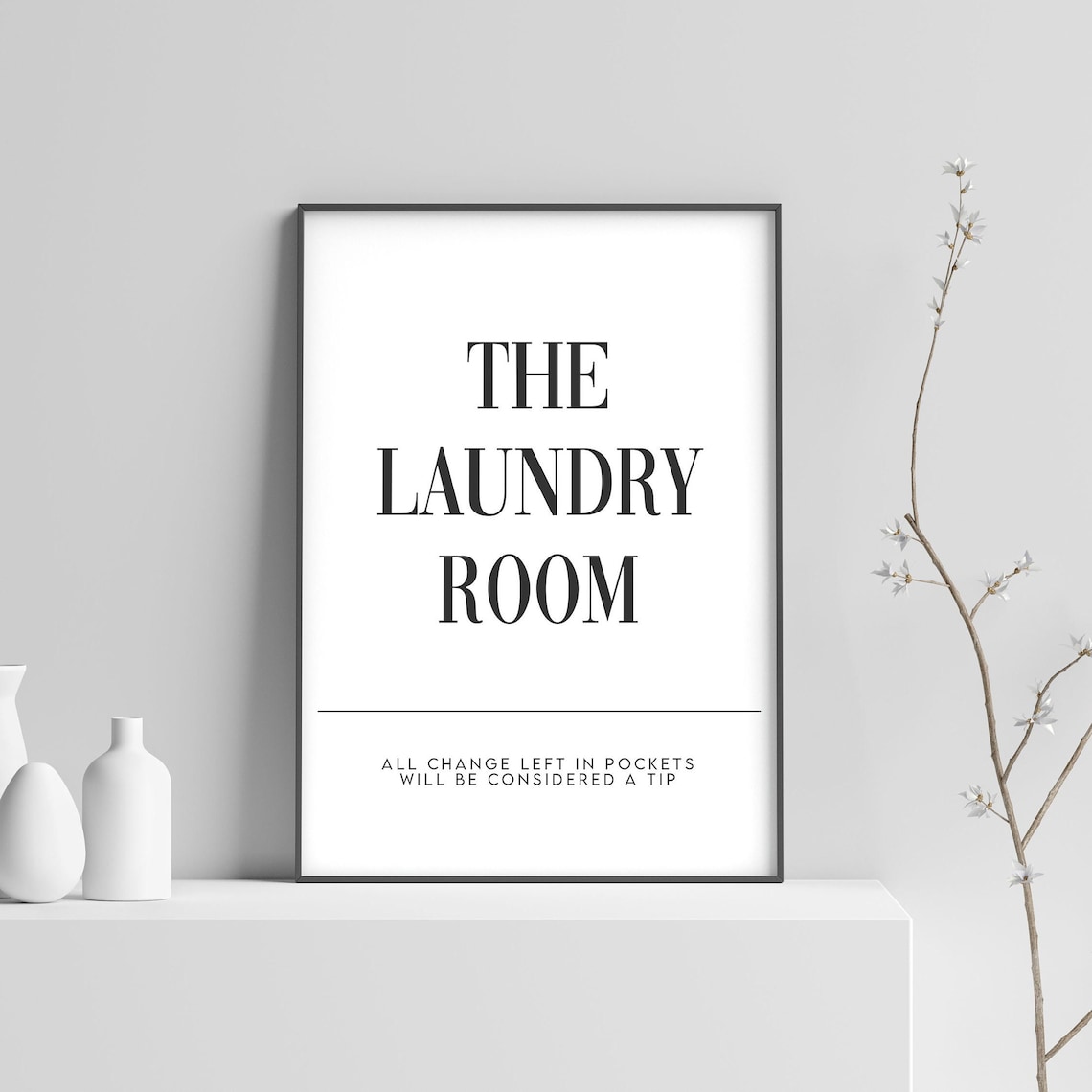 Laundry Room Funny Utility Room Housewarming Poster