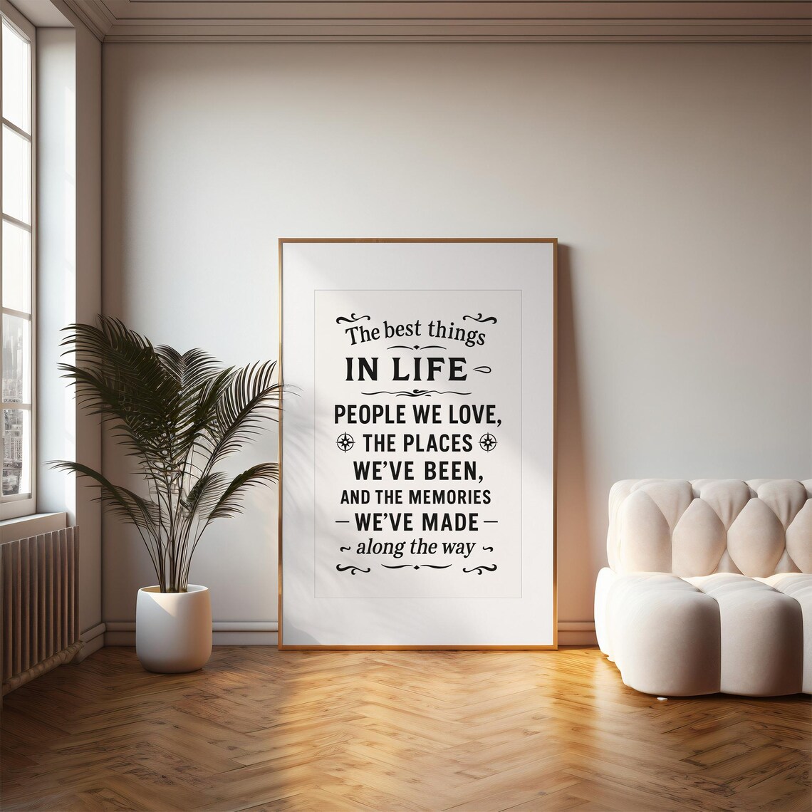 Life Best Things Quote Poster, Motivational Decor - Image 4