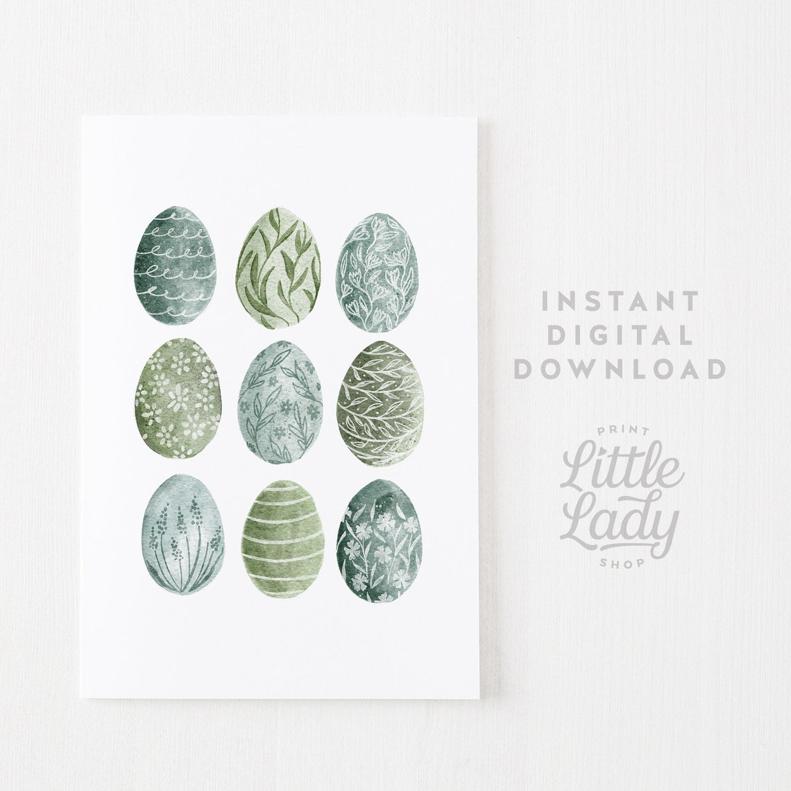 Easter Eggs Art Print, Spring Decor - Image 4
