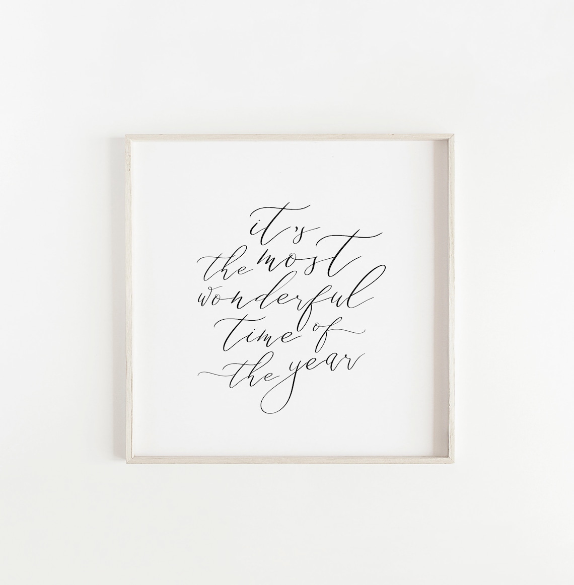 Christmas Calligraphy Sign Art Print, Holiday Decor - Image 2