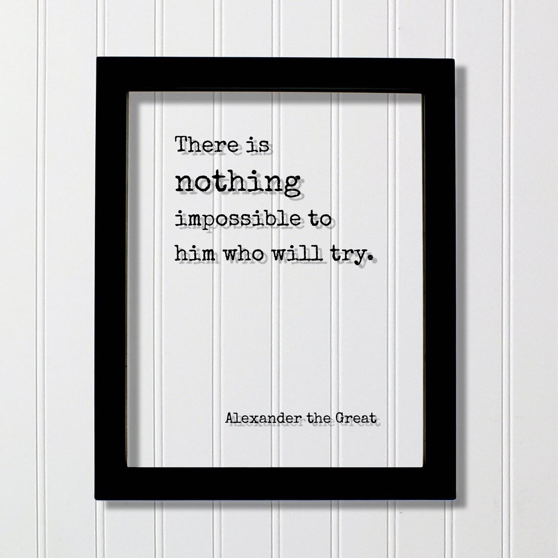 Alexander The Great Quote Motivational Art Print